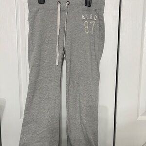 Aeropostale Juniors Light Gray Joggers